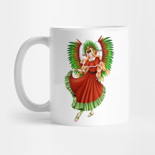 Christmas Quetzalcoatl Dress Rudes Mask Mug